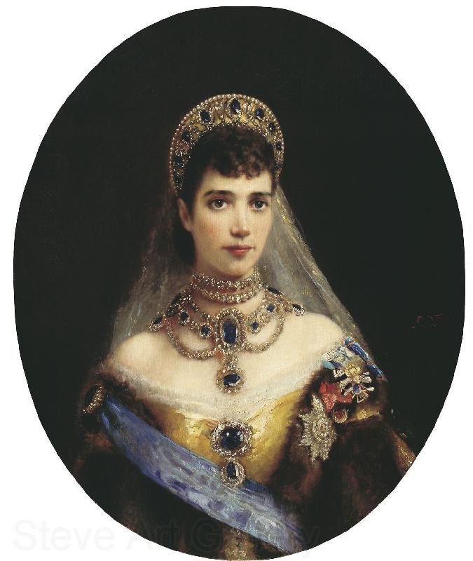 Konstantin Makovsky Portrait of Maria Fyodorovna